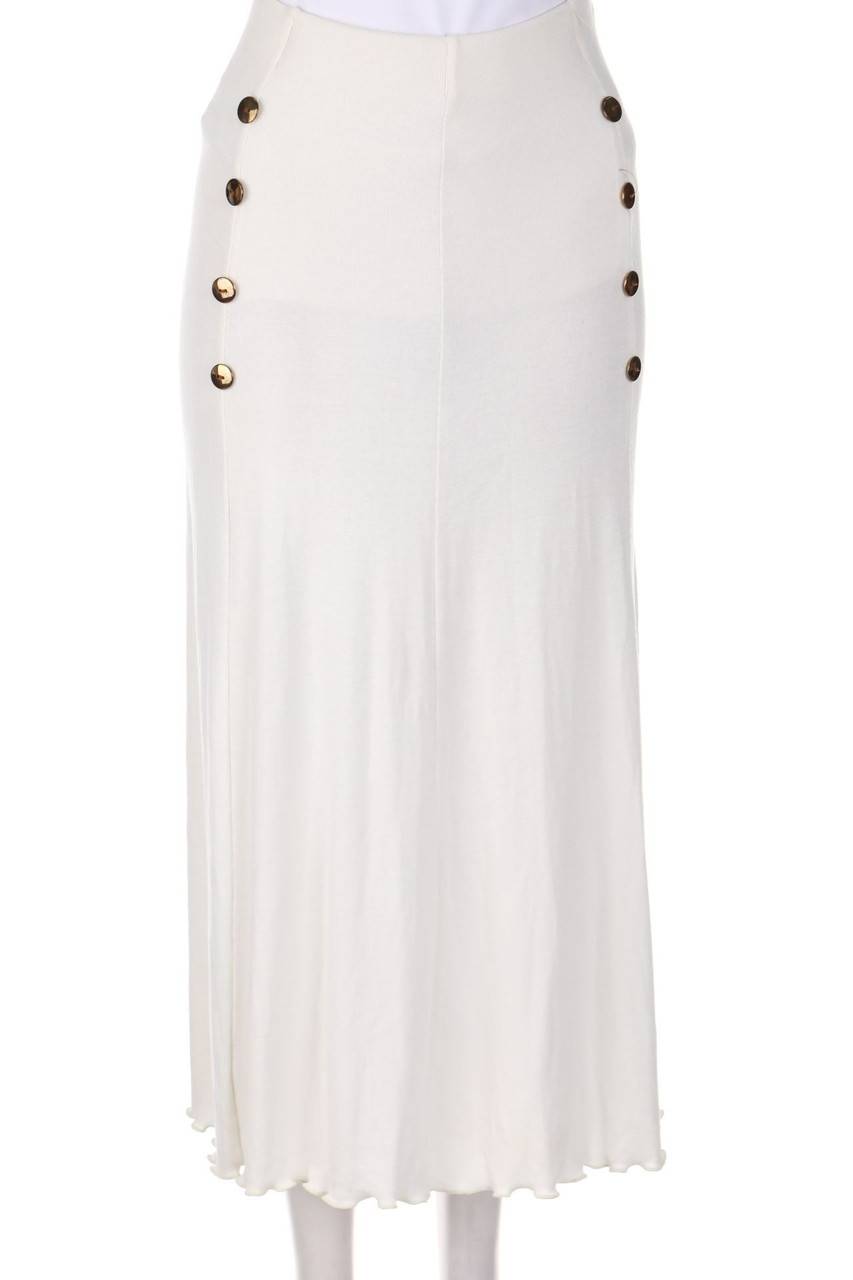 Carou Ohne Label Maxi-Rock mit Muschelsaum