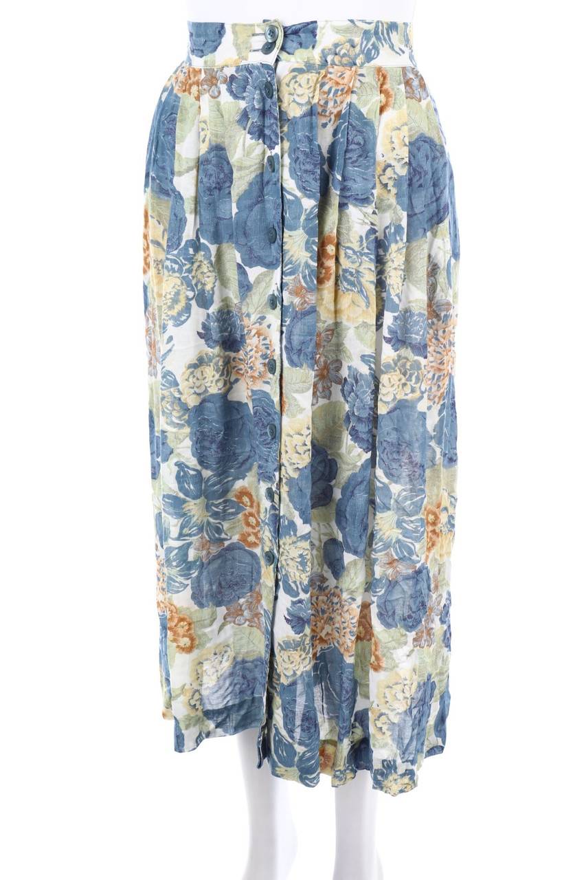 Carou Ohne Label Midirock mit Blumen-Print