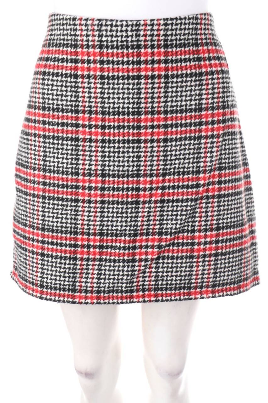 Carou Ohne Label Minirock Mit Karo-Muster