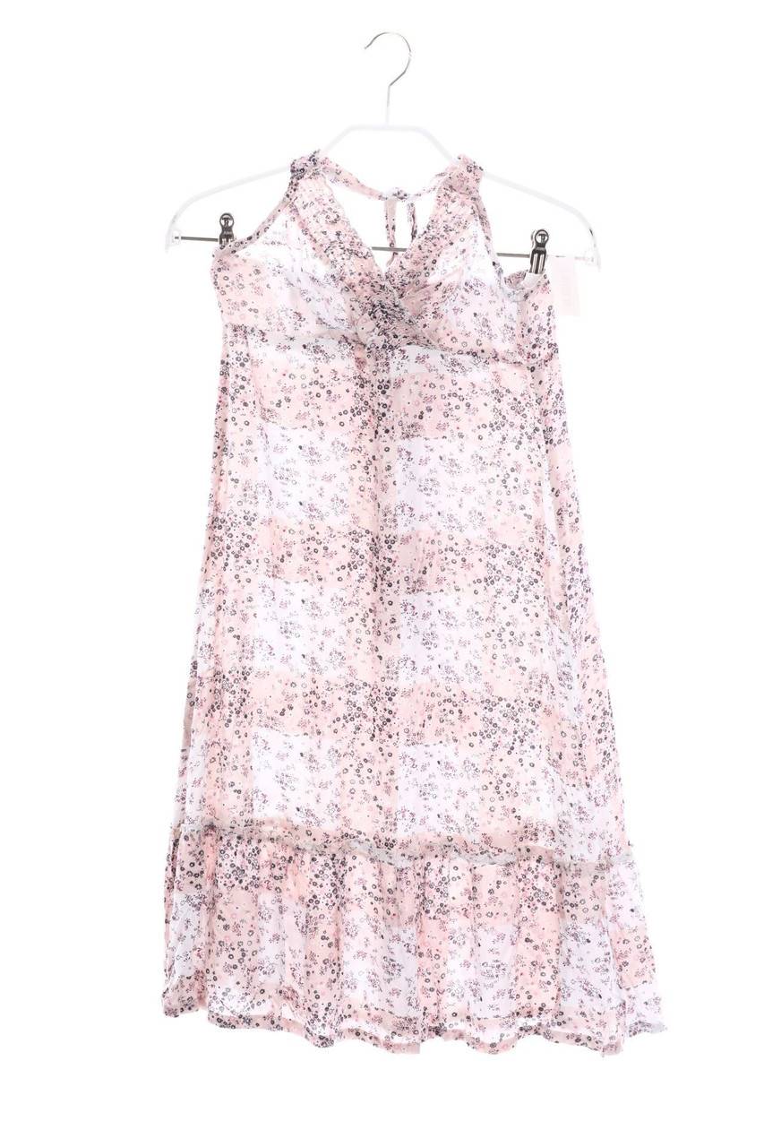 Carou Ohne Label Neckholder-Kleid mit Blumen-Print