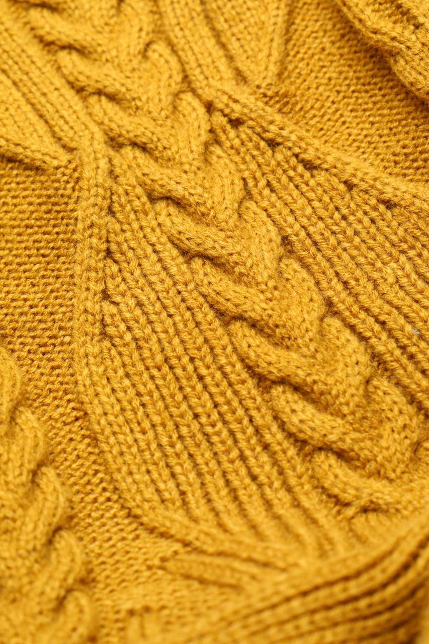 Carou Ohne Label Strick-Kleid Mit Volants