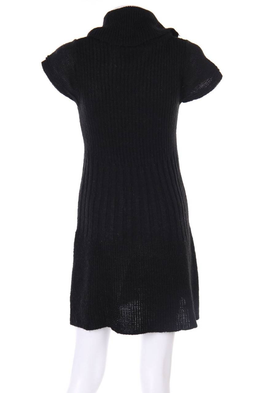 Carou Ohne Label Strick-Minikleid Mit Rollkragen