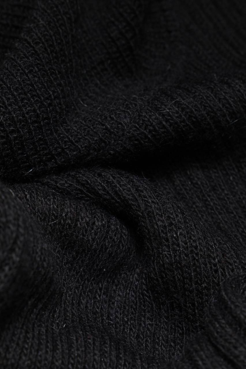 Carou Ohne Label Strick-Minikleid Mit Rollkragen