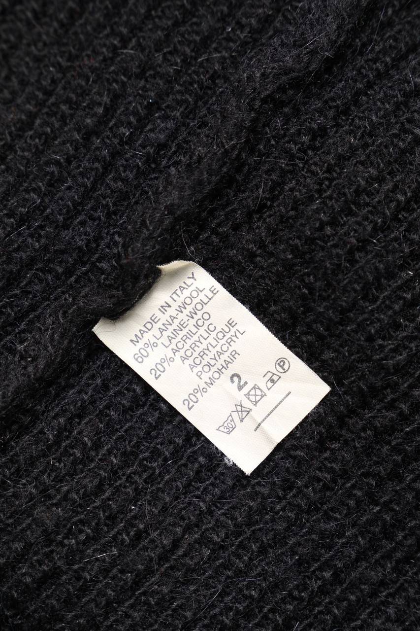 Carou Ohne Label Strick-Minikleid Mit Rollkragen