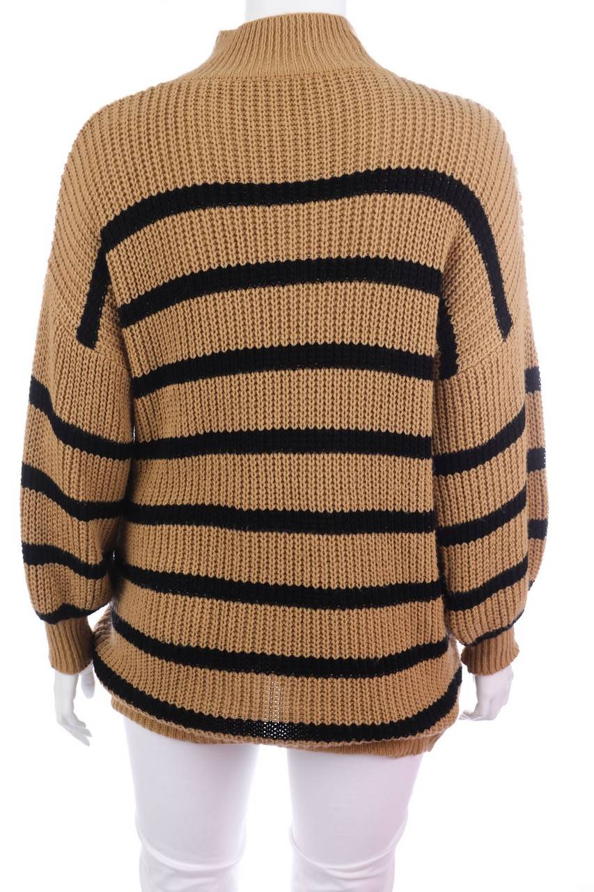 Carou Ohne Label Strick-Pullover Mit Streifen