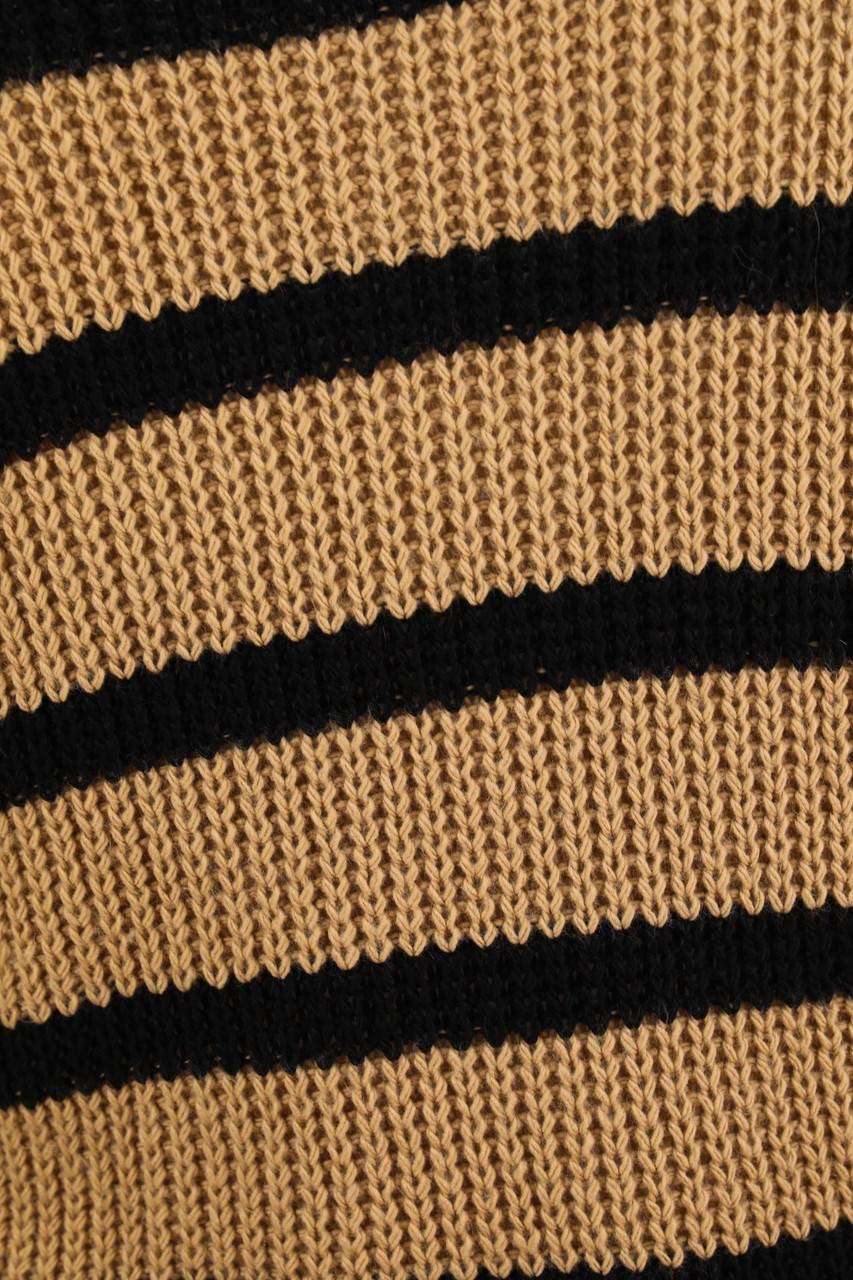 Carou Ohne Label Strick-Pullover Mit Streifen