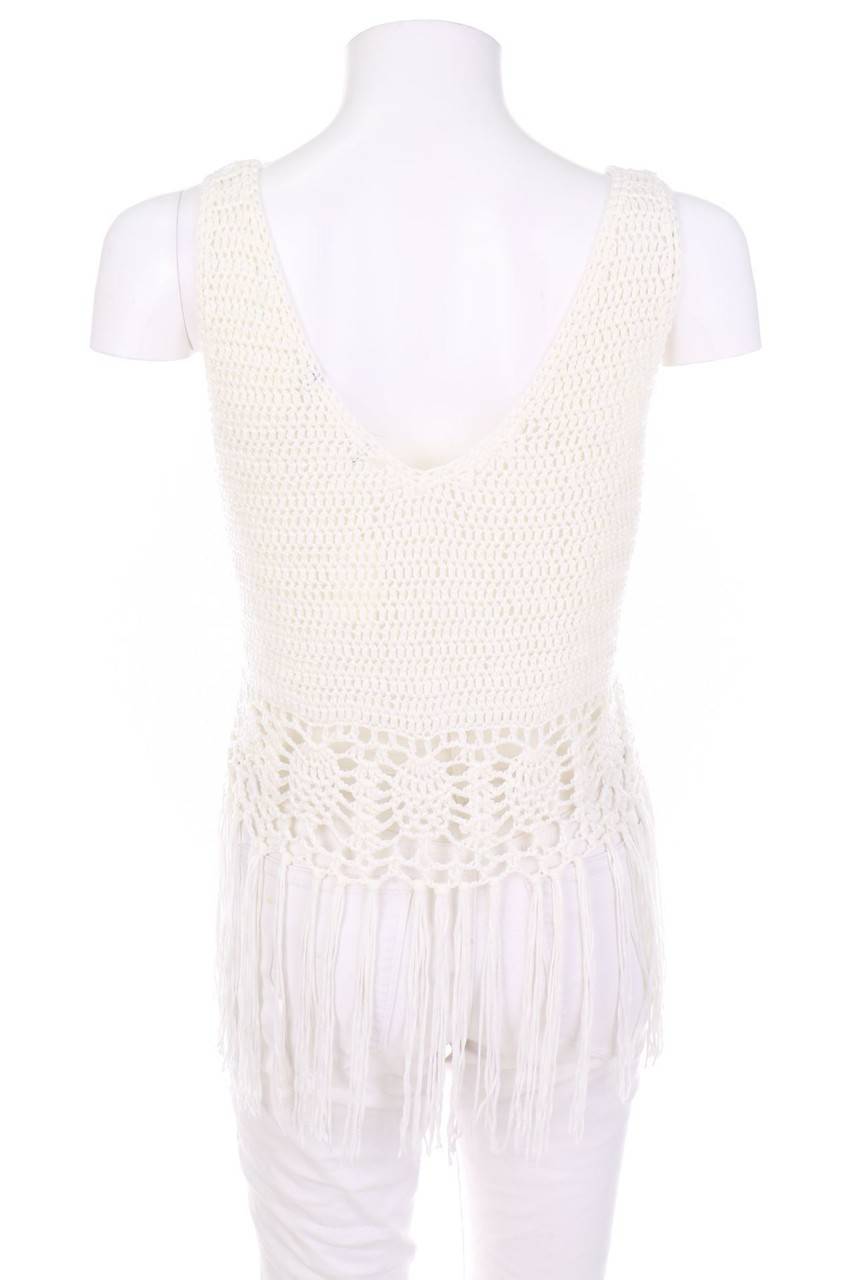 Carou Ohne Label Strick-Top Mit Fransen