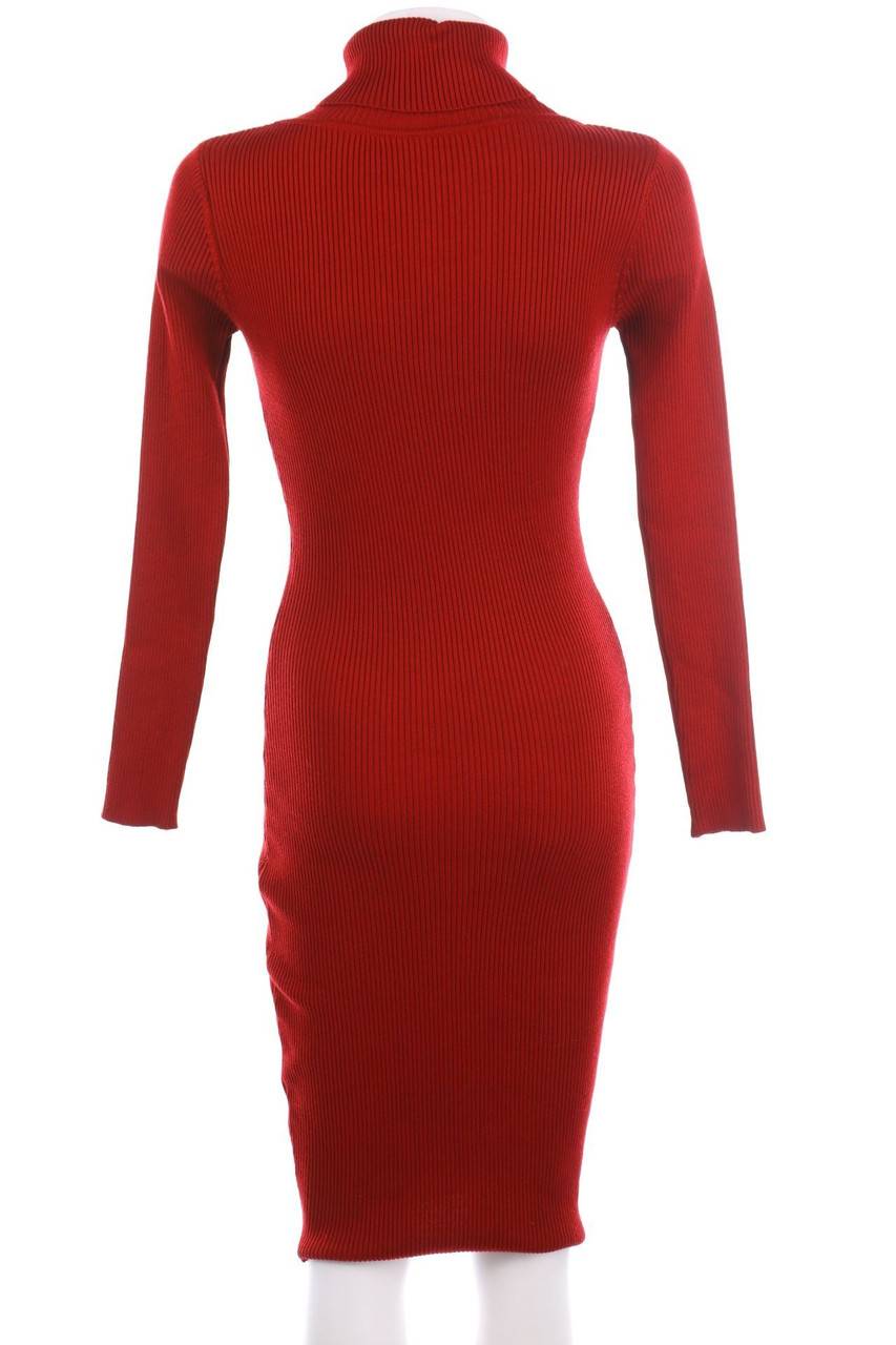 Carou Ohne Label Strickkleid Mit Rollkragen