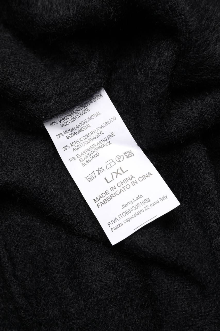 Carou Ohne Label Strickkleid Mit Rollkragen