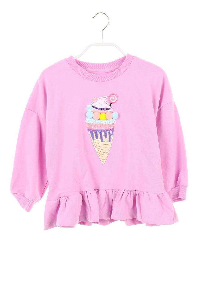 Carou Ohne Label Sweatshirt mit Schößchen