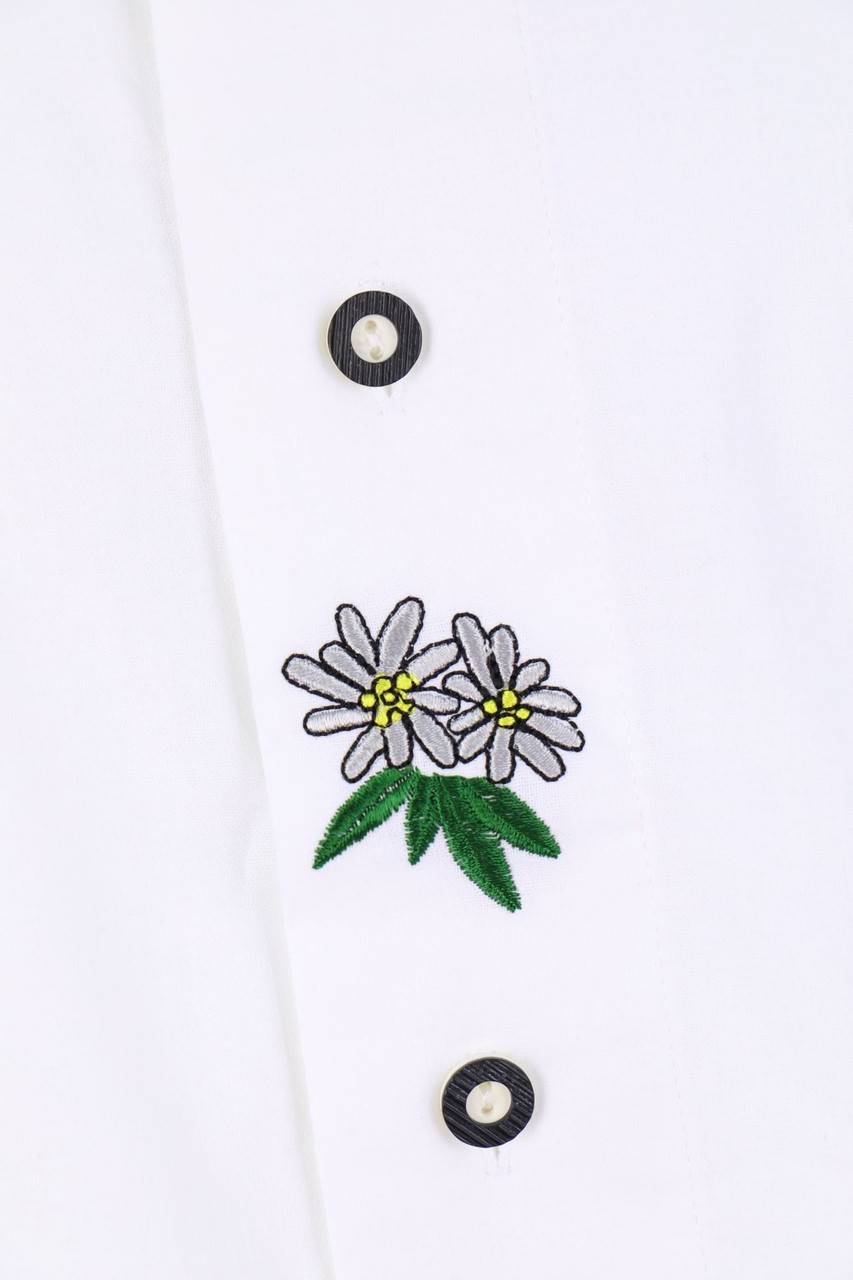 Carou Ohne Label Trachten-Hemd Mit Stickereien