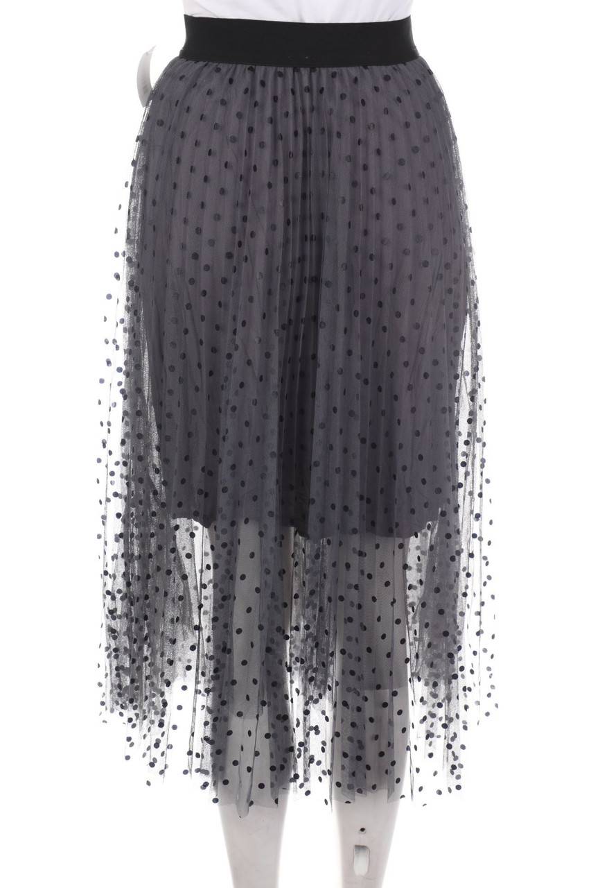 Carou Ohne Label Tüll-Midirock Mit Polka Dots