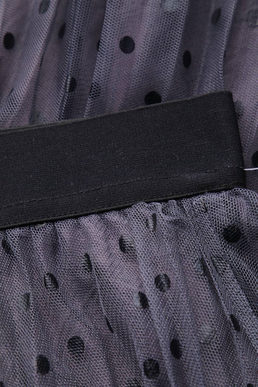 Carou Ohne Label Tüll-Midirock Mit Polka Dots