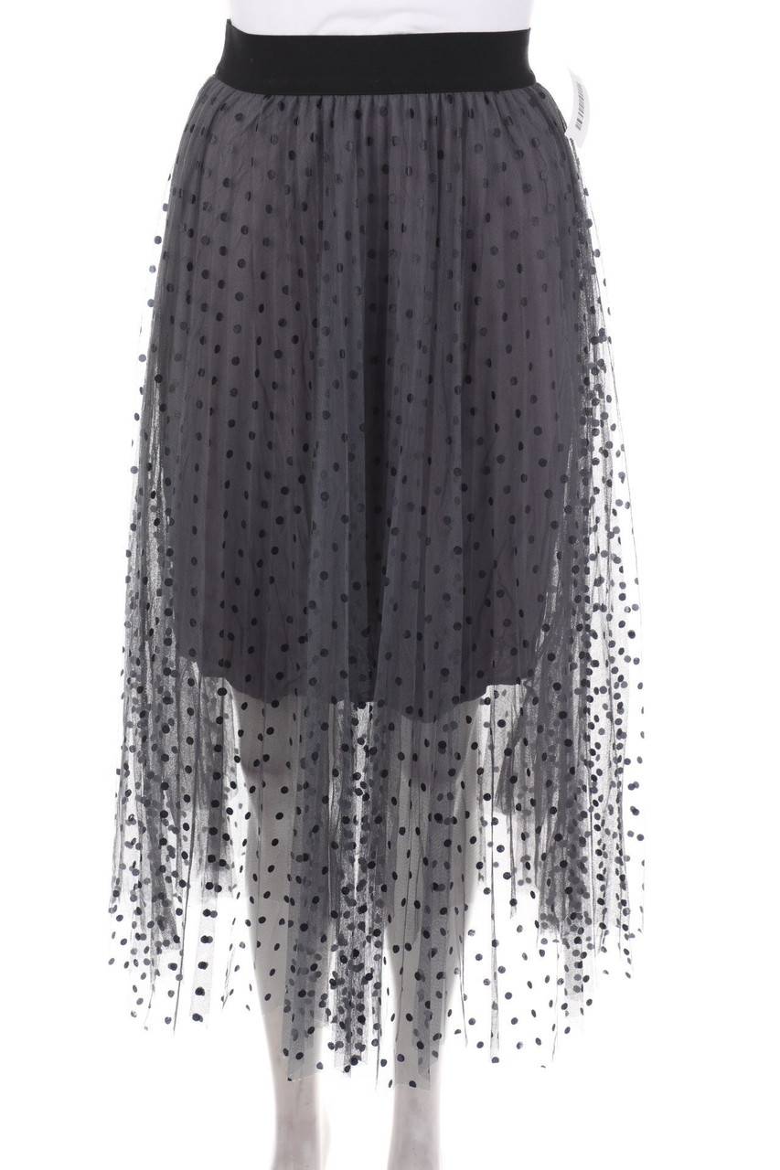 Carou Ohne Label Tüll-Midirock mit Polka Dots