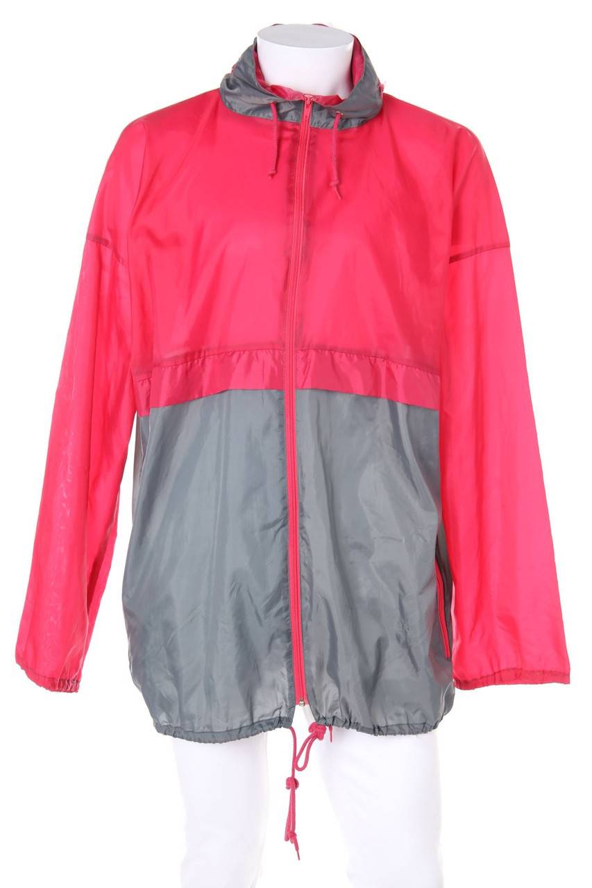 Carou Ohne Label Two Tone-Windbreaker-Jacke