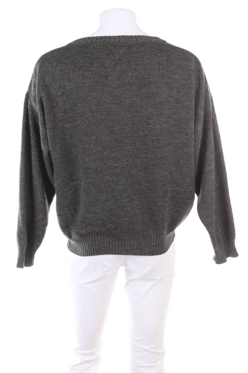 Carou Ohne Label V-Neck-Pullover Mit Muster