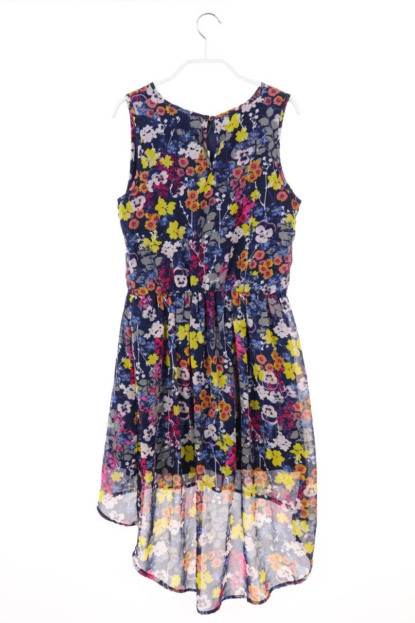 Carou Ohne Label Vokuhila-Kleid Mit Blumen-Print