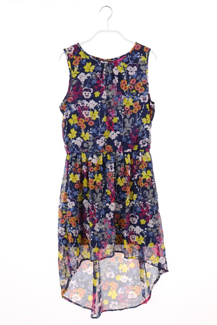 Carou Ohne Label Vokuhila-Kleid mit Blumen-Print