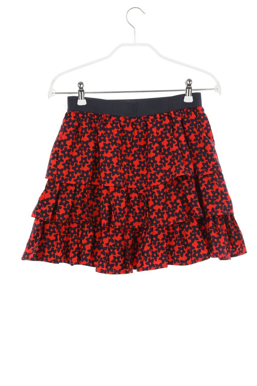Carou Ohne Label Volants-Rock Mit Blumen-Print