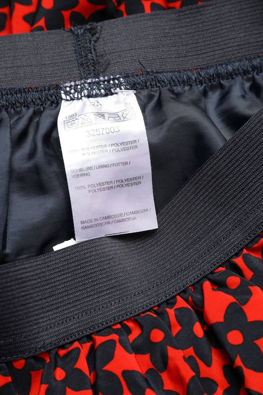 Carou Ohne Label Volants-Rock Mit Blumen-Print