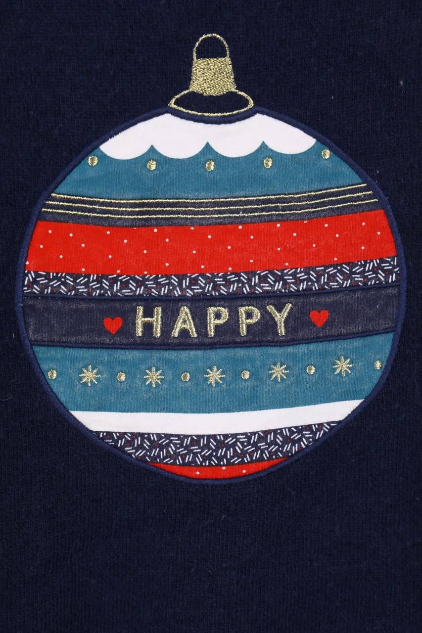 Carou Okaidi Weihnachts-Pullover Mit Stickereien