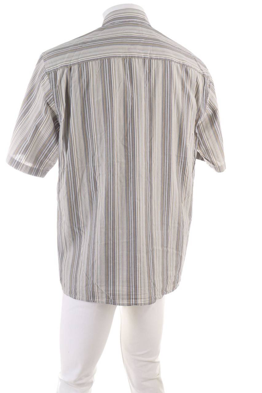 Carou OLYMP Gestreiftes Kurzarm-Hemd