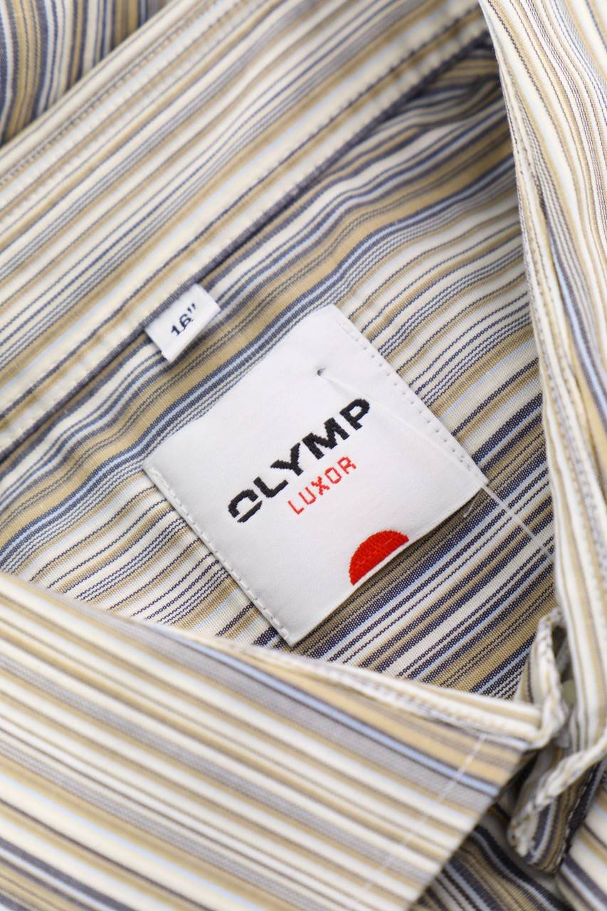 Carou OLYMP Gestreiftes Kurzarm-Hemd