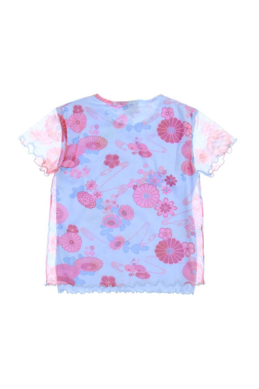 Carou ONE BY ONE T-Shirt Aus Mesh Mit Blumen-Print