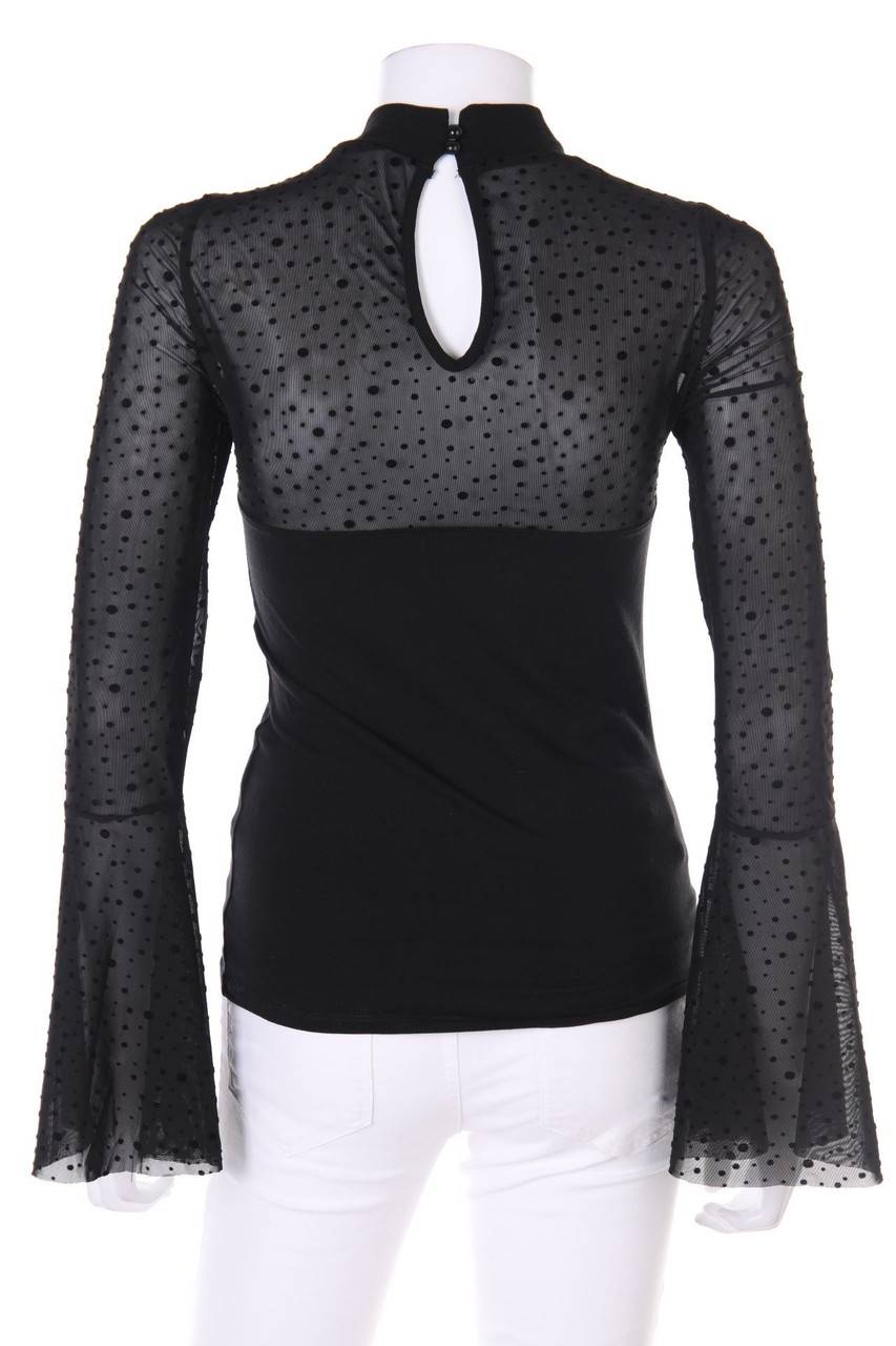 Carou ONLY Bluse Mit Mesh-Einsatz