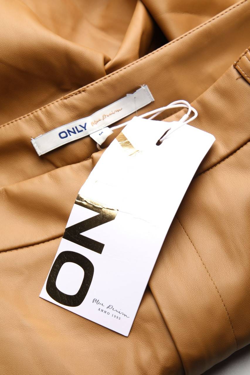 Carou ONLY Cropped-Kunstleder-Hose