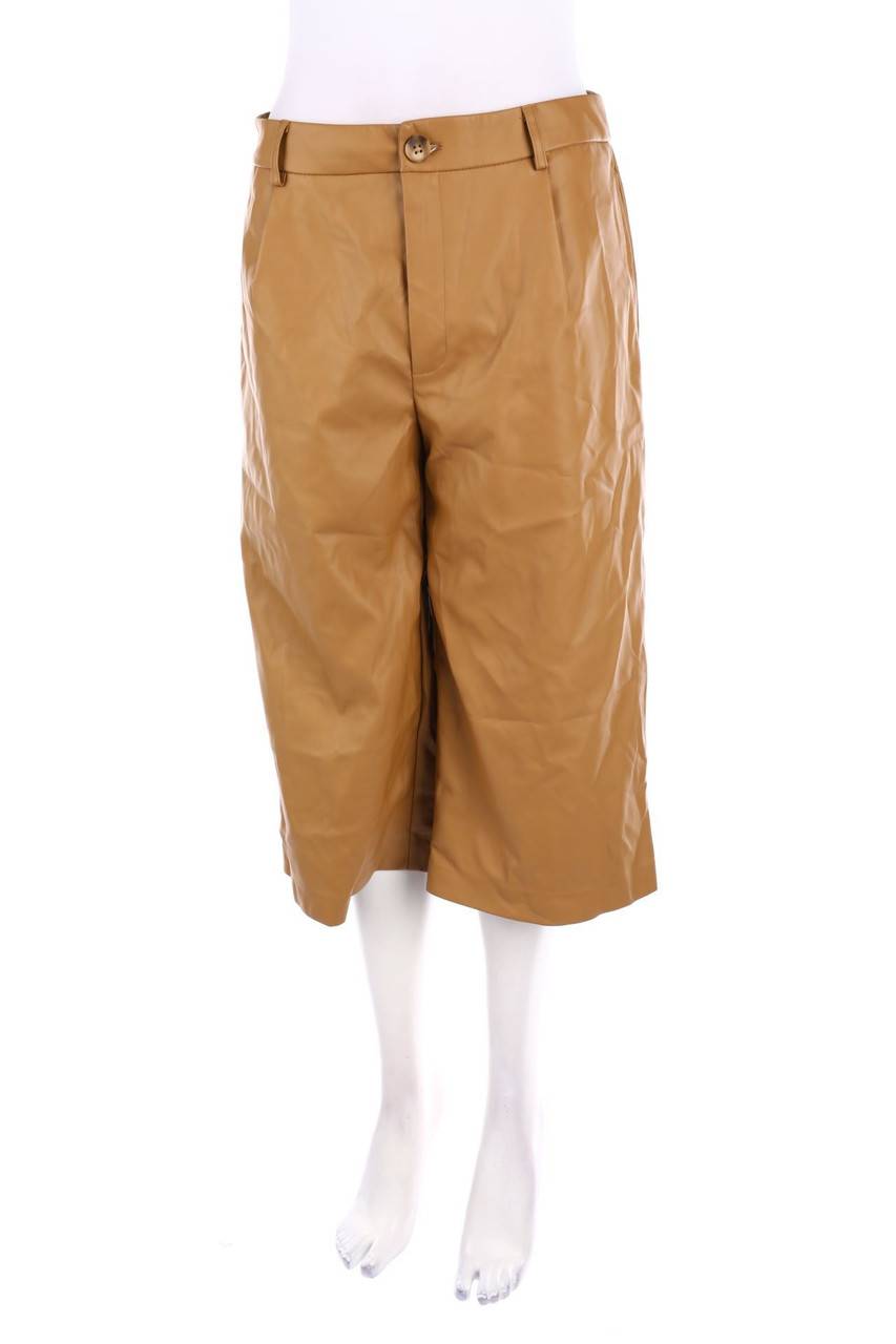 Carou ONLY Cropped-Kunstleder-Hose