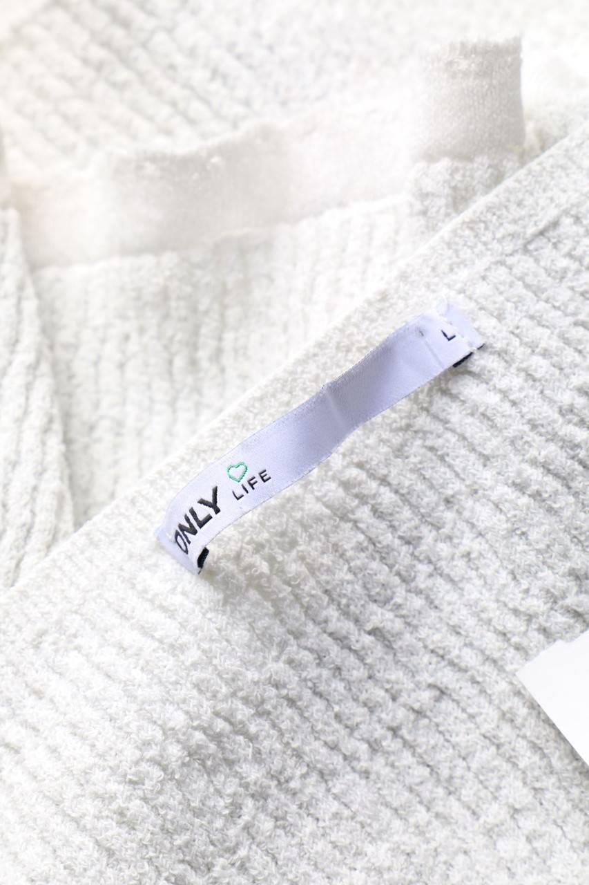 Carou ONLY Cropped-Strick-Pullover Mit Puffärmeln