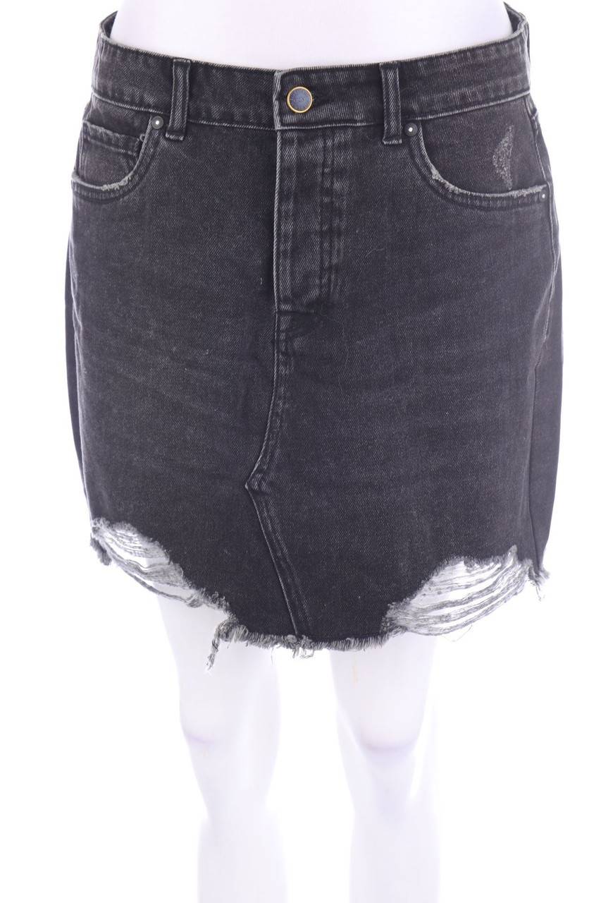 Carou ONLY distressed Mini-Jeansrock