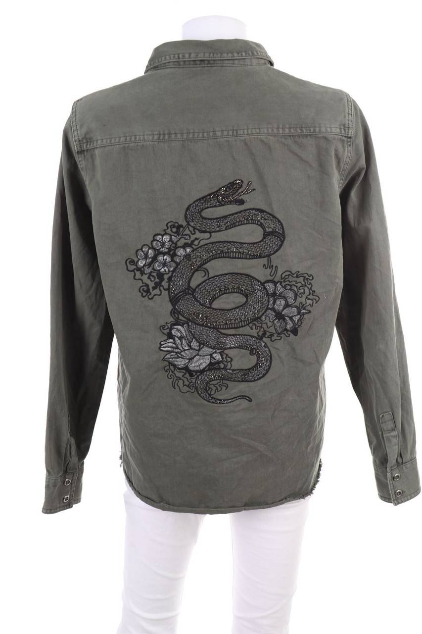 Carou ONLY Jeans-Bluse Mit Perlen