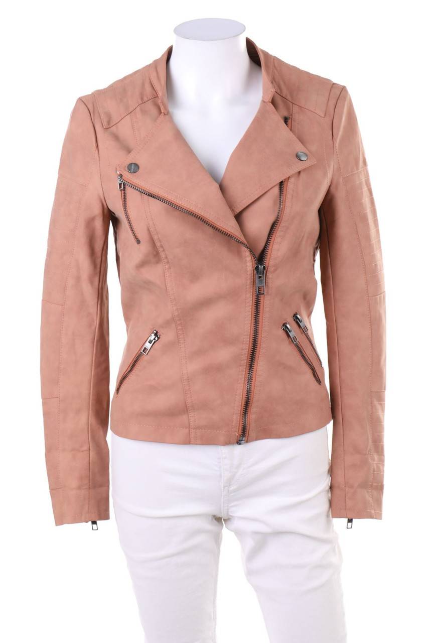 Carou ONLY Kunstlederjacke im Biker-Stil