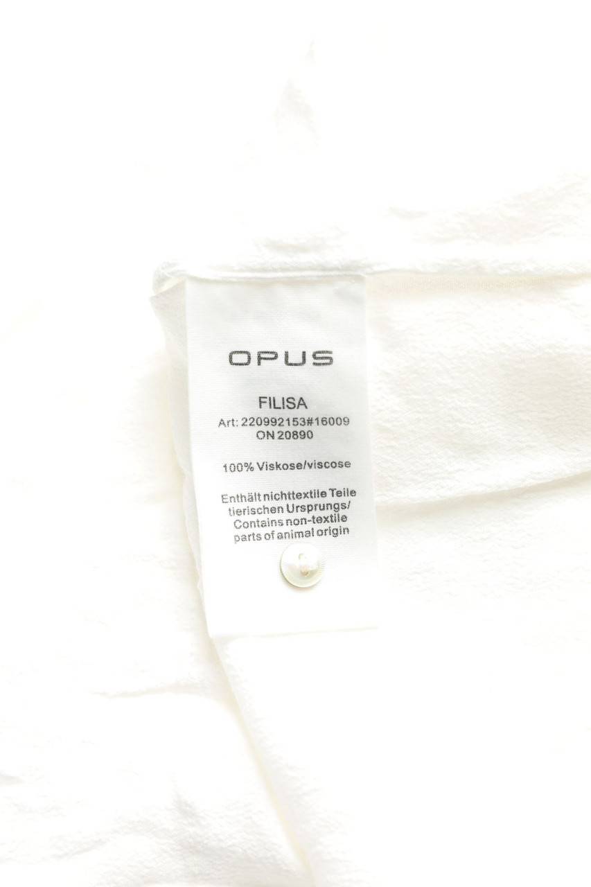 Carou OPUS Clean Chic-Kurzarm-Bluse Aus Crêpe