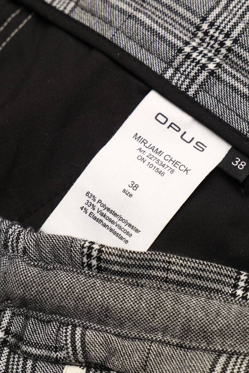 Carou OPUS Jogger-Hose Mit Karo-Muster