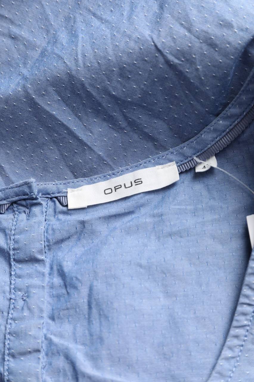 Carou OPUS Kurzarm-Bluse Mit Smok-Details