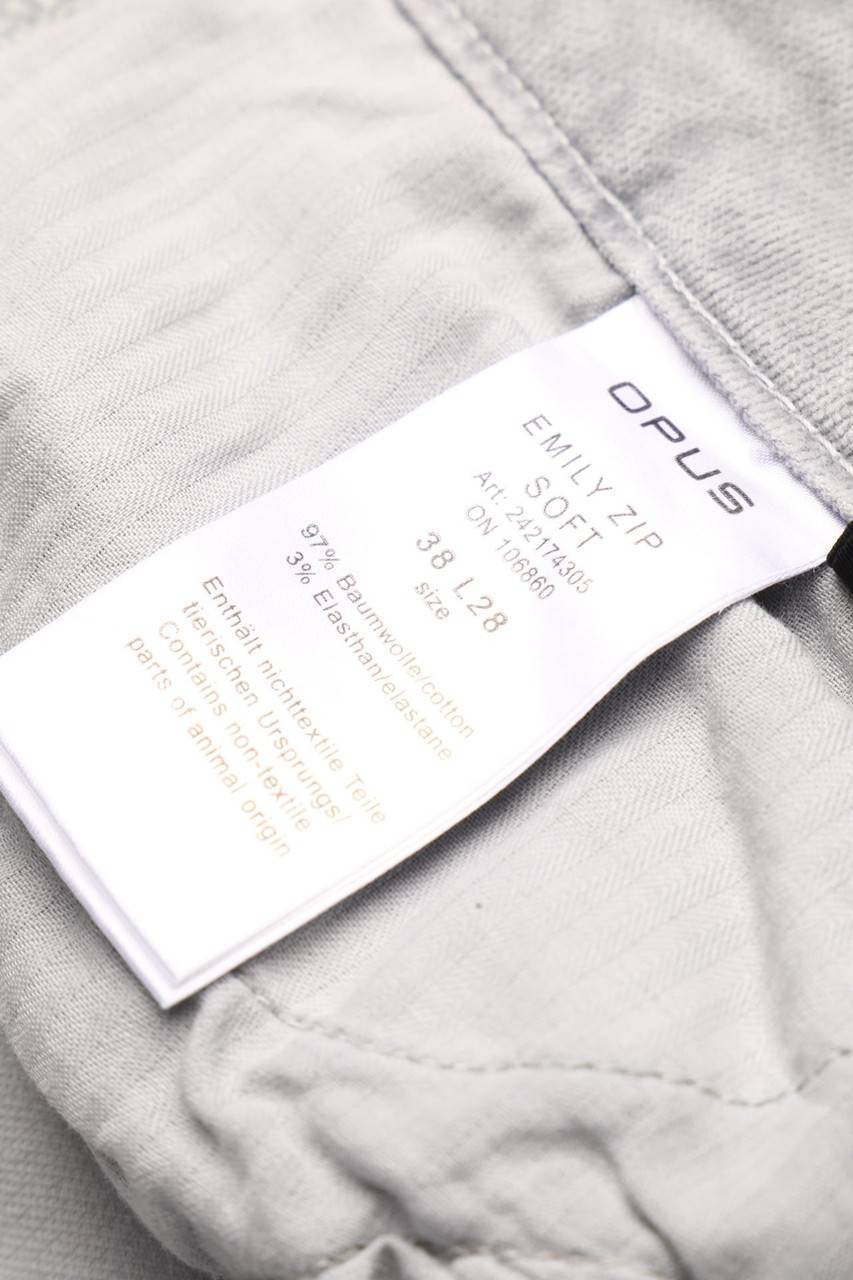 Carou OPUS Samt-Hose Mit Logo-Patch