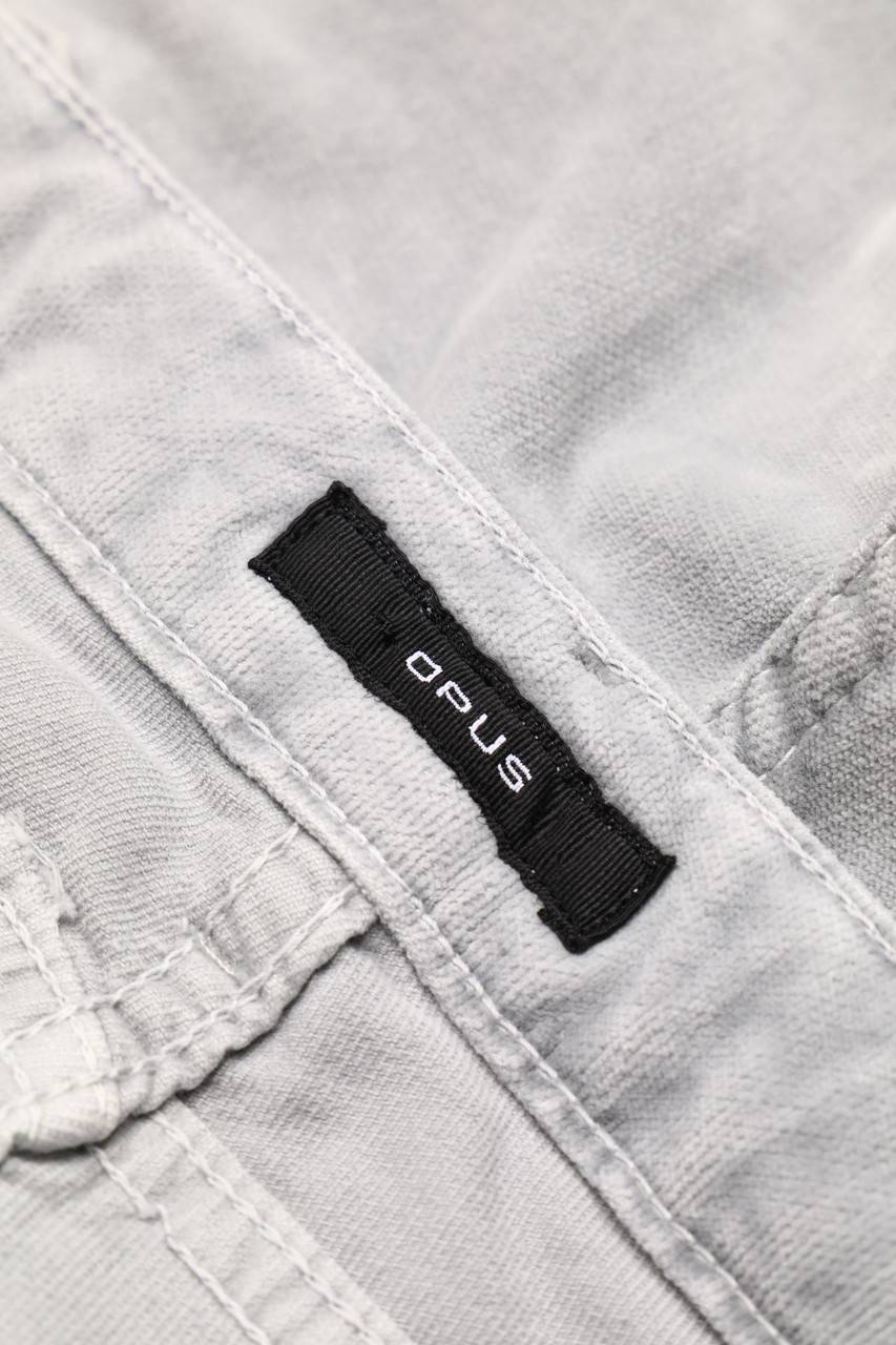 Carou OPUS Samt-Hose Mit Logo-Patch