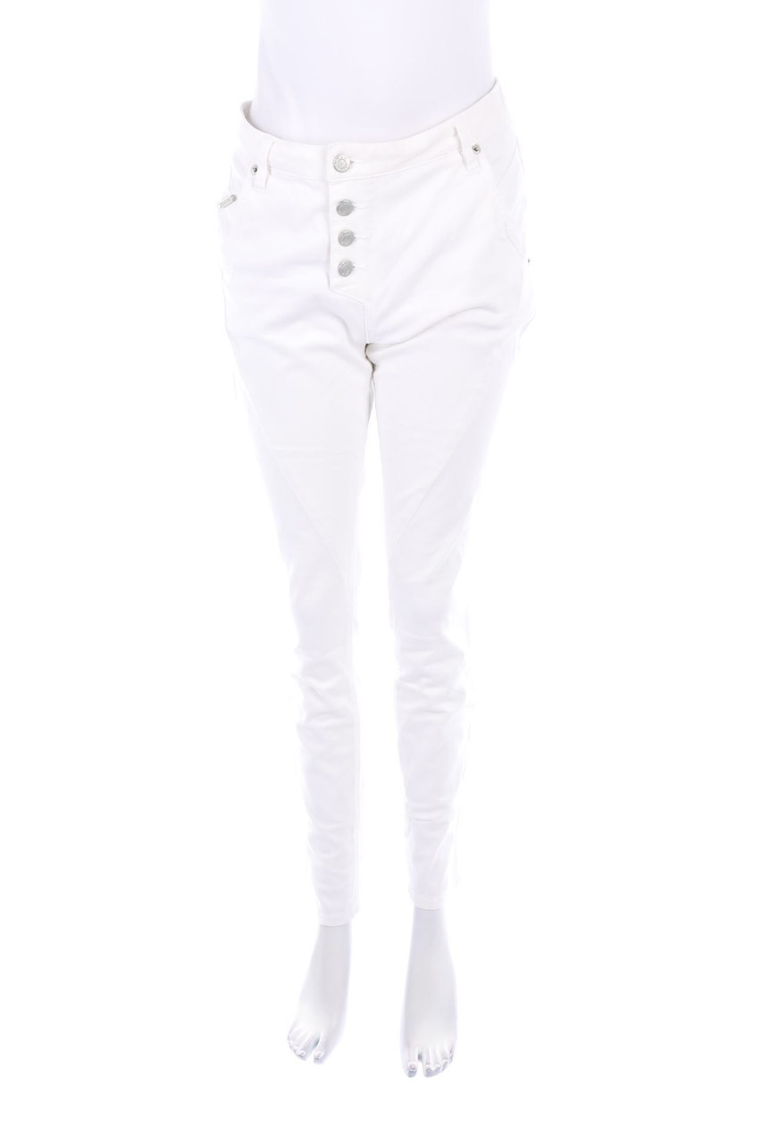 Carou OPUS Skinny-Jeans mit Logo-Plakette