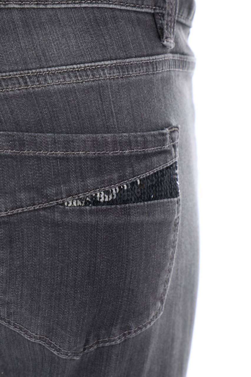 Carou OPUS Skinny-Jeans Mit Pailletten