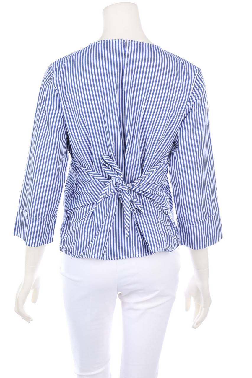 Carou OPUS Streifen-Bluse mit 3/4-Ärmel