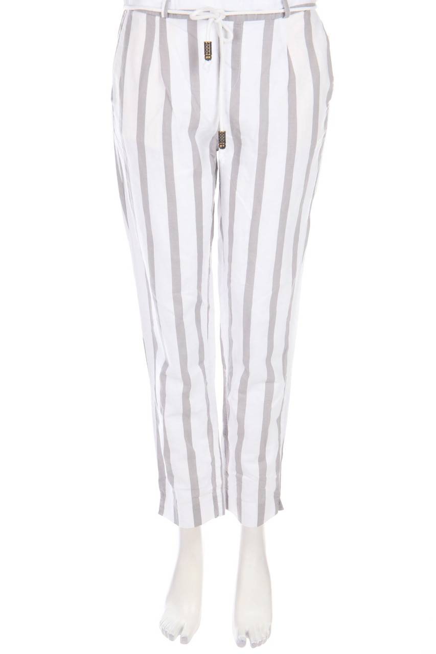 Carou orsay Chino-Hose mit Streifen mit Gürtel