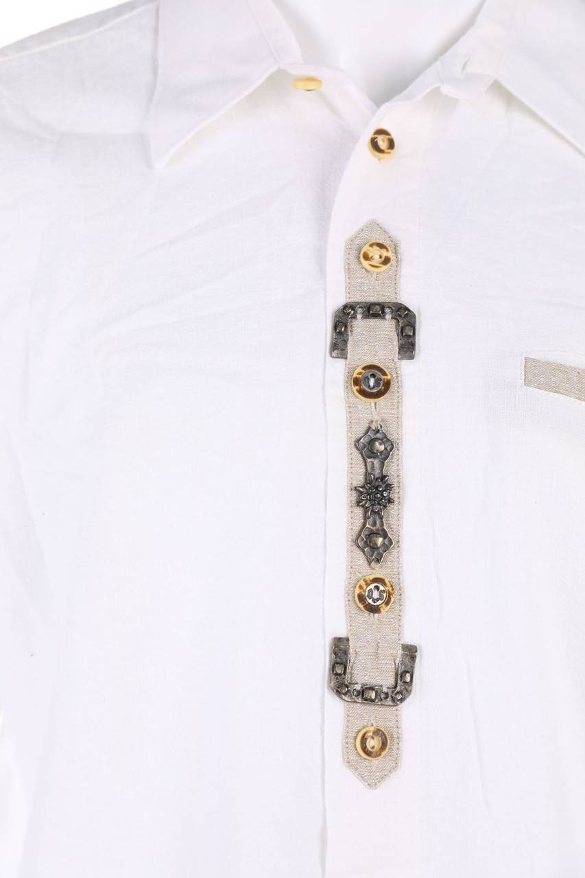 Carou OS Trachten Trachten-Hemd Aus Baumwolle