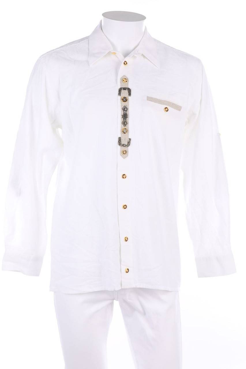 Carou OS Trachten Trachten-Hemd aus Baumwolle