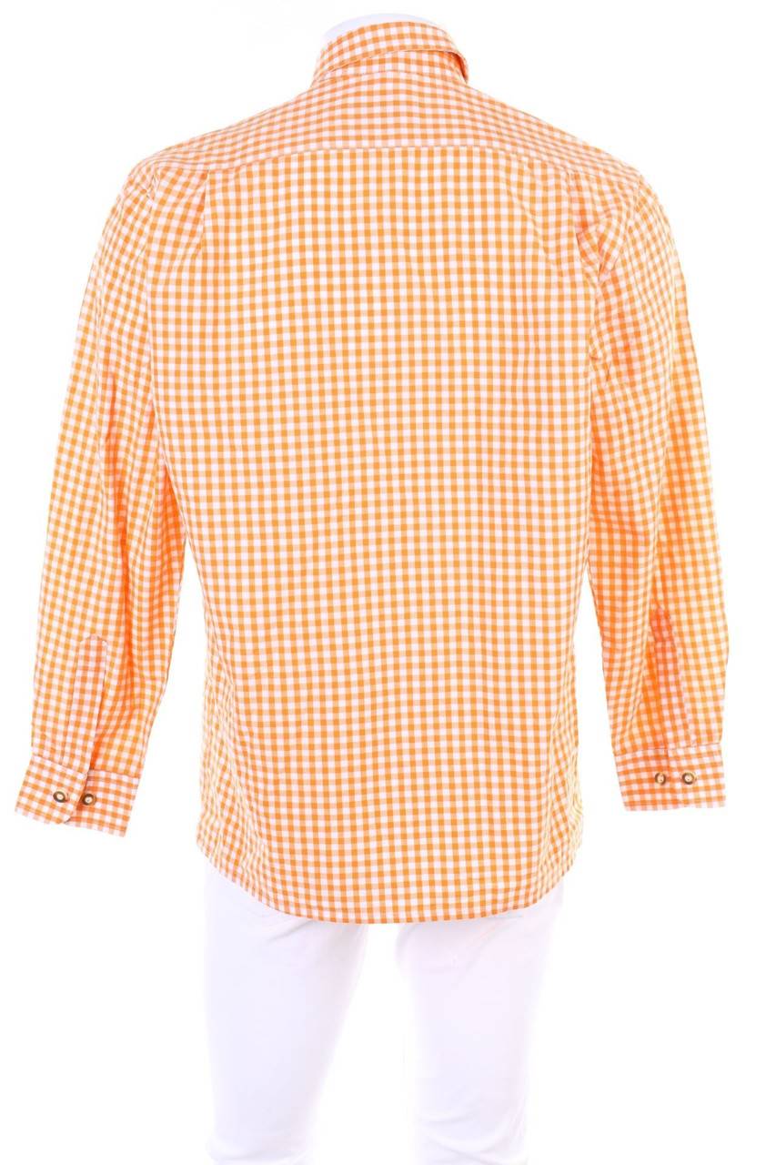 Carou OS Trachten Trachten-Hemd Mit Karo-Muster