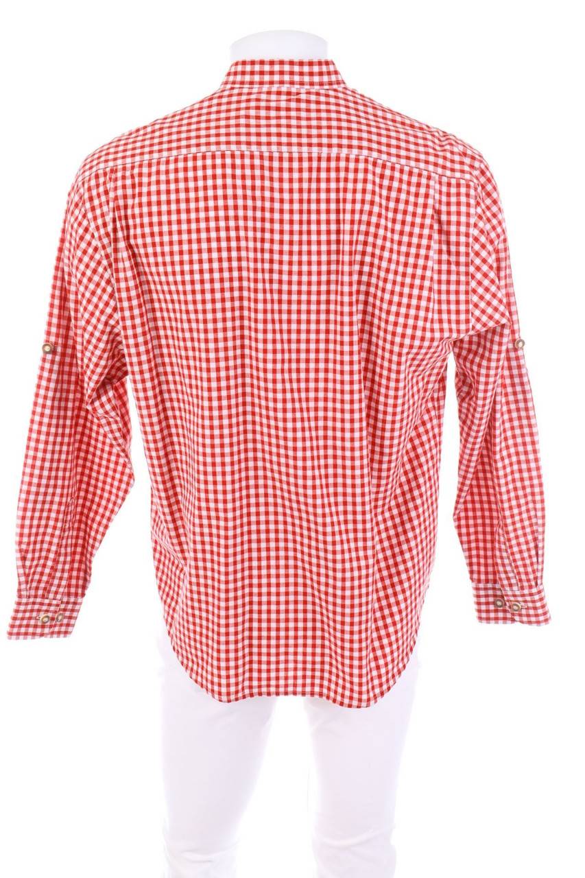 Carou OS Trachten Trachten-Hemd Mit Karo-Muster