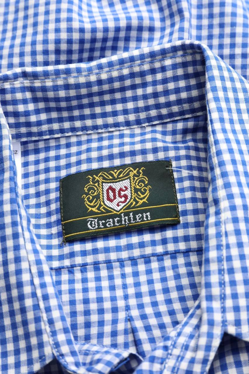 Carou OS Trachten Trachten-Hemd Mit Karo-Muster