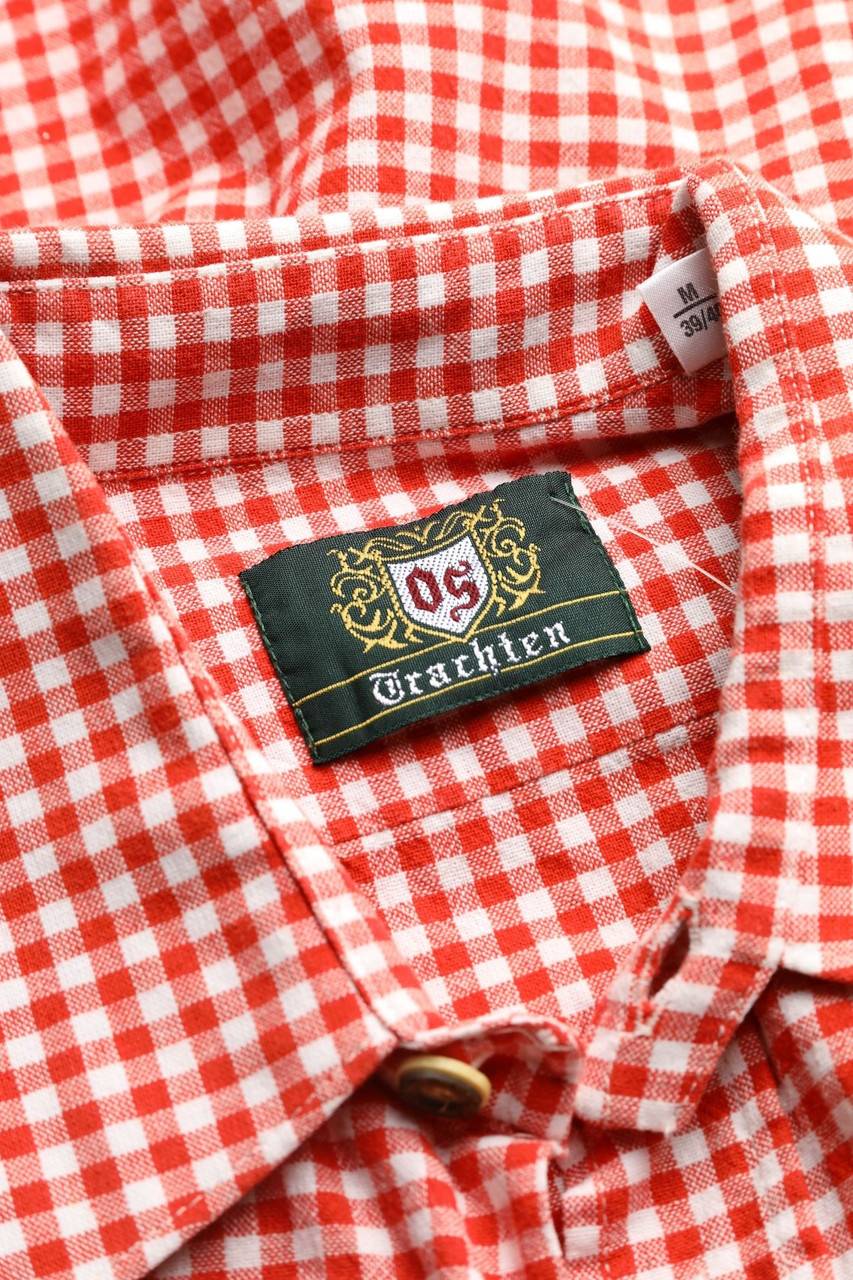 Carou OS Trachten Trachten-Hemd Mit Karo-Muster